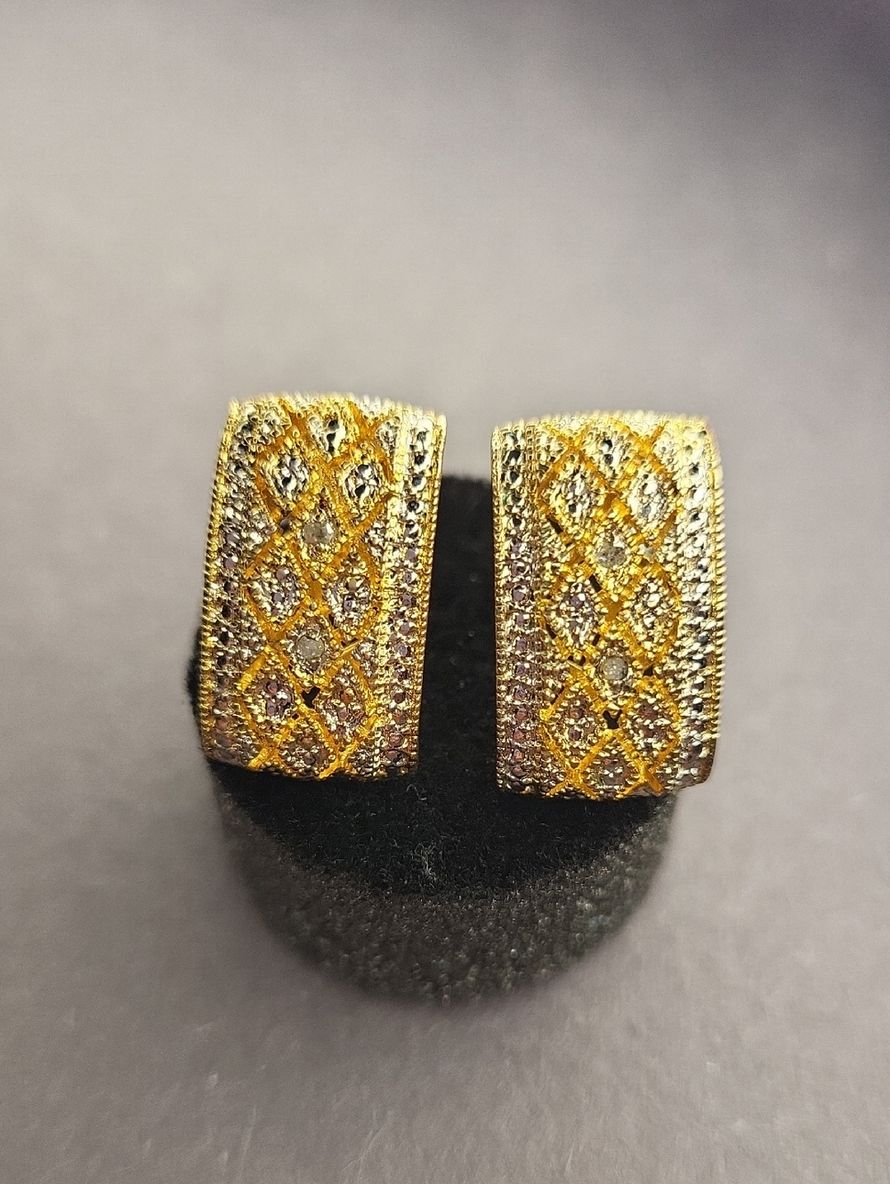 Radiant Gold and Silver Women's Earrings